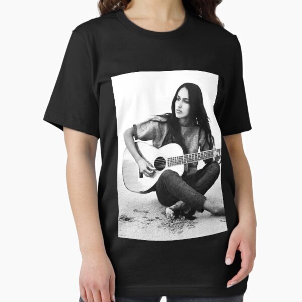 Portrait Joan Baez T-Shirts Black